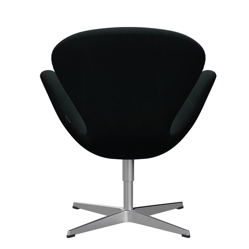 [product_category]-Fritz Hansen Swan Lounge Chair, Satin Brushed Aluminium/Tonus Black-Fritz Hansen-3320-TON128-SPAL-FRI-4