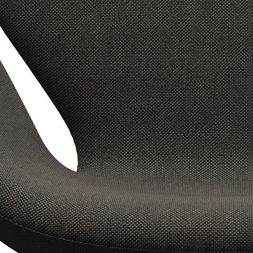 [product_category]-Fritz Hansen Swan Lounge Chair, Satingbrushed Aluminium/Hallingdal Charcoal Light-Fritz Hansen-3320-HAL153-SPAL-FRI-6