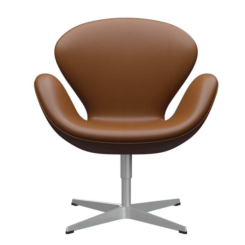[product_category]-Fritz Hansen Swan Lounge Chair, Silver Grey/Aura Walnut-Fritz Hansen-3320-CLWAL-SGBASE-FRI-1