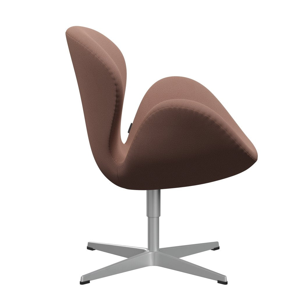 [product_category]-Fritz Hansen Swan Lounge Chair, Silver Grey/Capture Brick/Red-Fritz Hansen-3320-CP7201-SGBASE-FRI-3