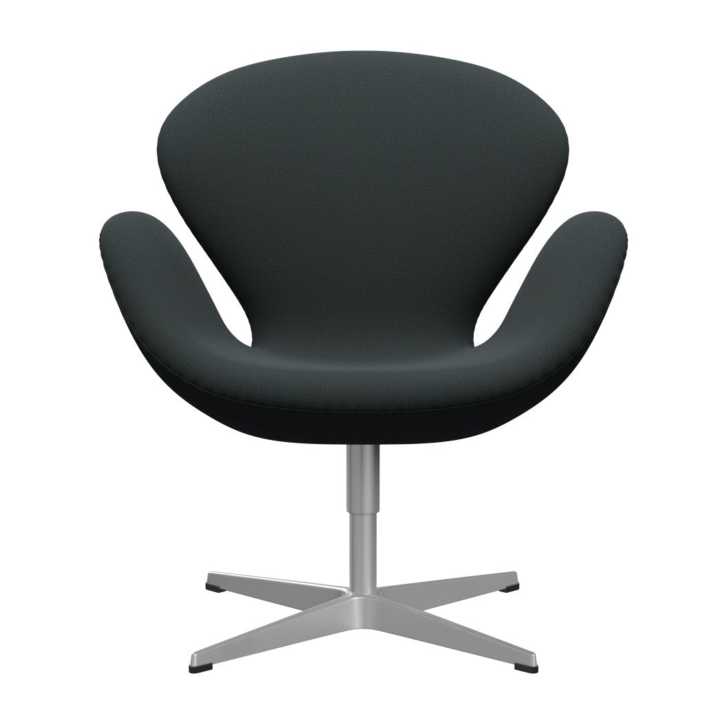 [product_category]-Fritz Hansen Swan Lounge Chair, Silver Grey/Capture Dark Deep Green-Fritz Hansen-3320-CP7101-SGBASE-FRI-1