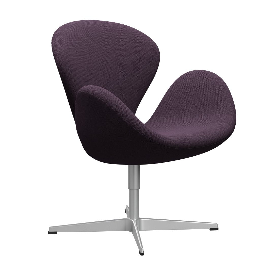 [product_category]-Fritz Hansen Swan Lounge Chair, Silver Grey/Capture Violet Dark-Fritz Hansen-3320-CP7001-SGBASE-FRI-2