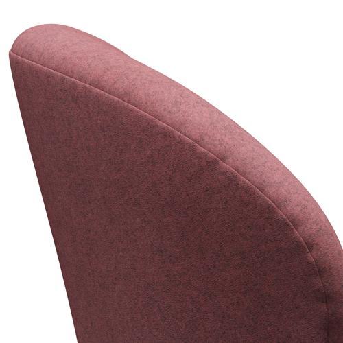 [product_category]-Fritz Hansen Swan Lounge Chair, Silver Grey/Divina Melange Pink-Fritz Hansen-3320-DIM617-SGBASE-FRI-5