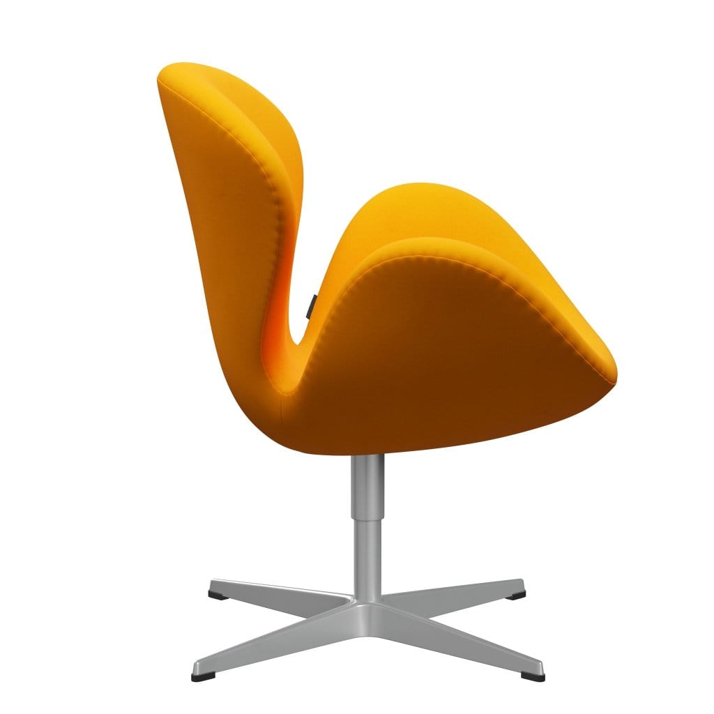 [product_category]-Fritz Hansen Swan Lounge Chair, Silver Grey/Divina Orange (426)-Fritz Hansen-3320-DIV426-SGBASE-FRI-3