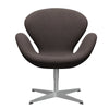  Swan™ Lounge Chair Silver Grey/Divina Pastel Brown