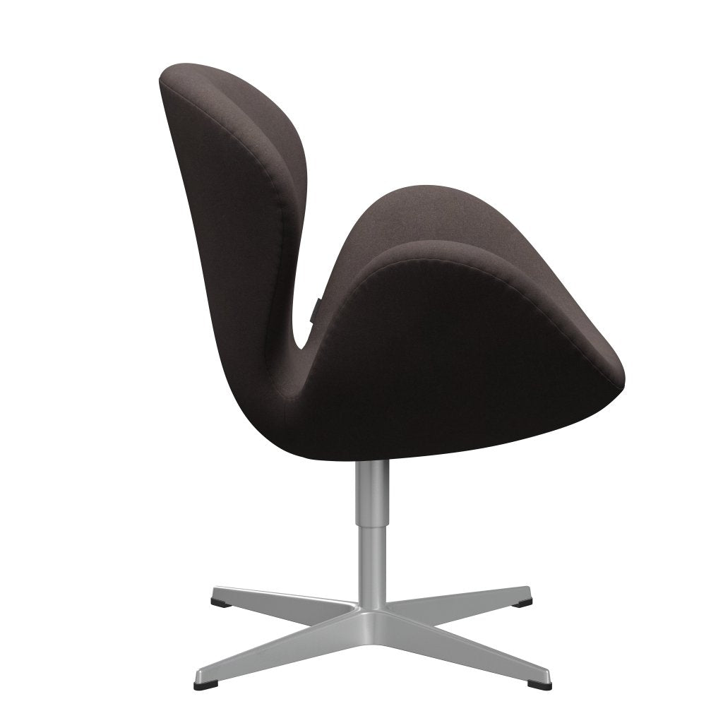 [product_category]-Fritz Hansen Swan Lounge Chair, Silver Grey/Divina Pastel Brown-Fritz Hansen-3320-DIV691-SGBASE-FRI-3