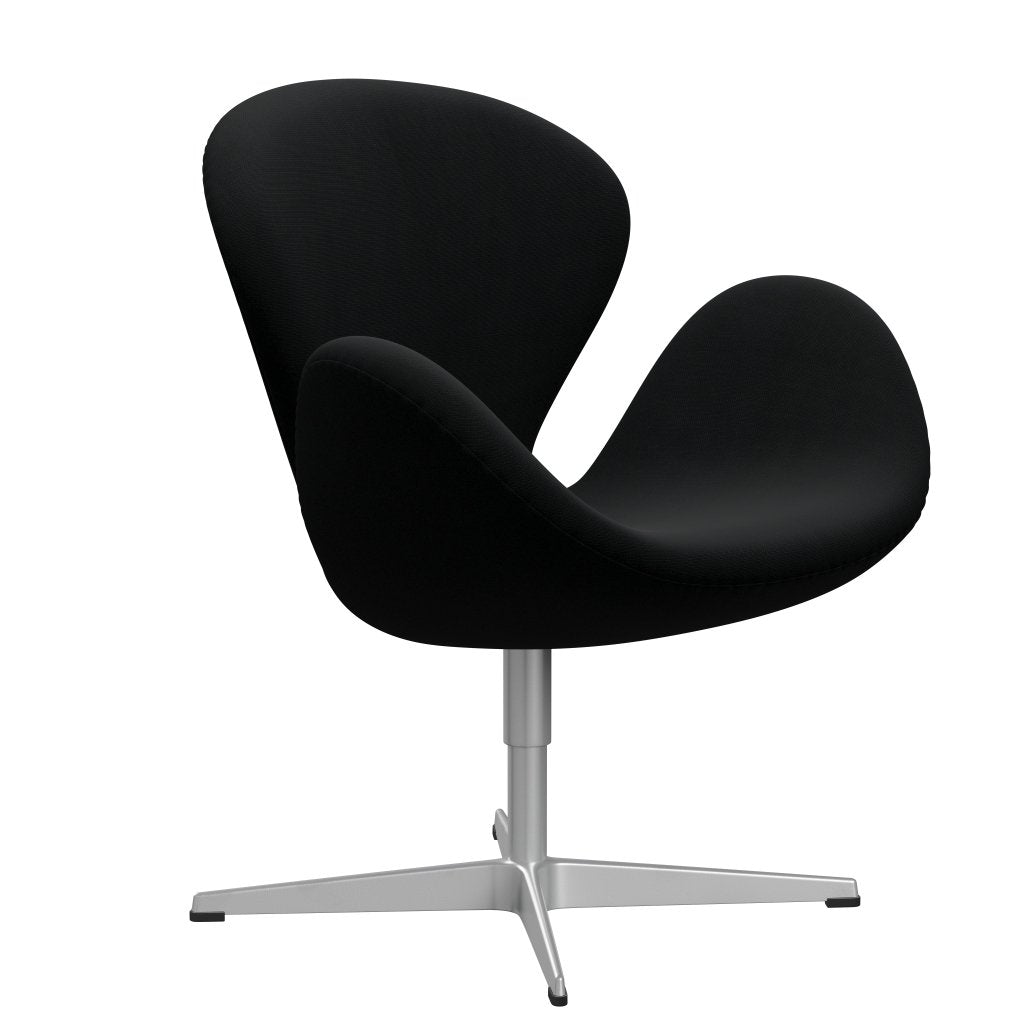 [product_category]-Fritz Hansen Swan Lounge Chair, Silver Grey/Fame Black-Fritz Hansen-3320-F60999-SGBASE-FRI-2