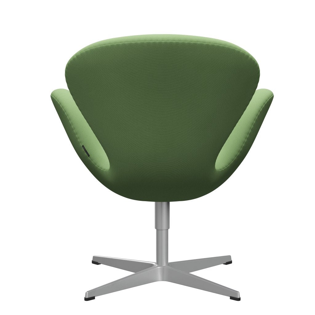 [product_category]-Fritz Hansen Swan Lounge Chair, Silver Grey/Fame Light Green-Fritz Hansen-3320-F68147-SGBASE-FRI-4