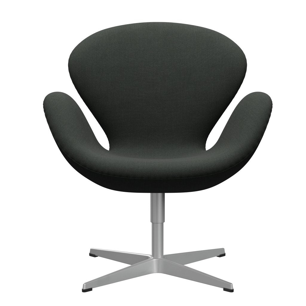 [product_category]-Fritz Hansen Swan Lounge Chair, Silver Grey/Fiord Black Multicoloured-Fritz Hansen-3320-FIO991-SGBASE-FRI-1