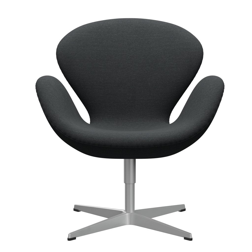 [product_category]-Fritz Hansen Swan Lounge Chair, Silver Grey/Fiord Dark Grey Multicoloured-Fritz Hansen-3320-FIO191-SGBASE-FRI-1