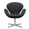  Swan™ Lounge Chair Silver Grey/Fiord Dark Grey Multicoloured
