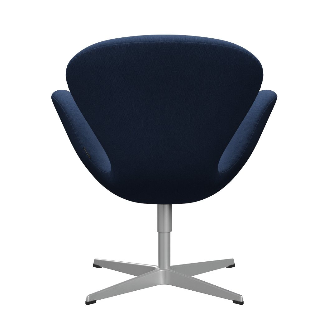 [product_category]-Fritz Hansen Swan Lounge Chair, Silver Grey/Fiord Medium Blue/Medium Blue-Fritz Hansen-3320-FIO791-SGBASE-FRI-4