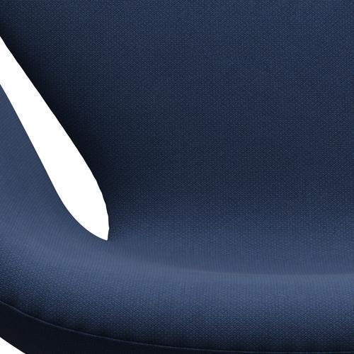 [product_category]-Fritz Hansen Swan Lounge Chair, Silver Grey/Fiord Medium Blue/Medium Blue-Fritz Hansen-3320-FIO791-SGBASE-FRI-6