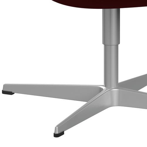 [product_category]-Fritz Hansen Swan Lounge Chair, Silver Grey/Hallingdal Classic Red-Fritz Hansen-3320-HAL674-SGBASE-FRI-7