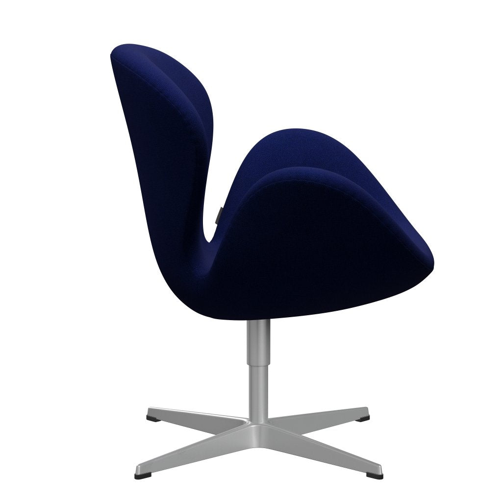 [product_category]-Fritz Hansen Swan Lounge Chair, Silver Grey/Hallingdal Dark Blue-Fritz Hansen-3320-HAL773-SGBASE-FRI-3