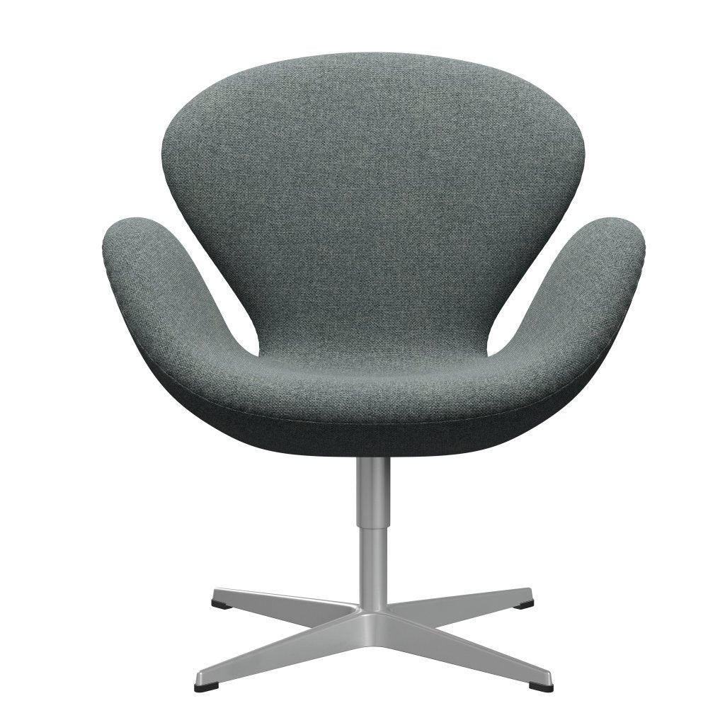 [product_category]-Fritz Hansen Swan Lounge Chair, Silver Grey/Hallingdal Grey-Fritz Hansen-3320-HAL130-SGBASE-FRI-1