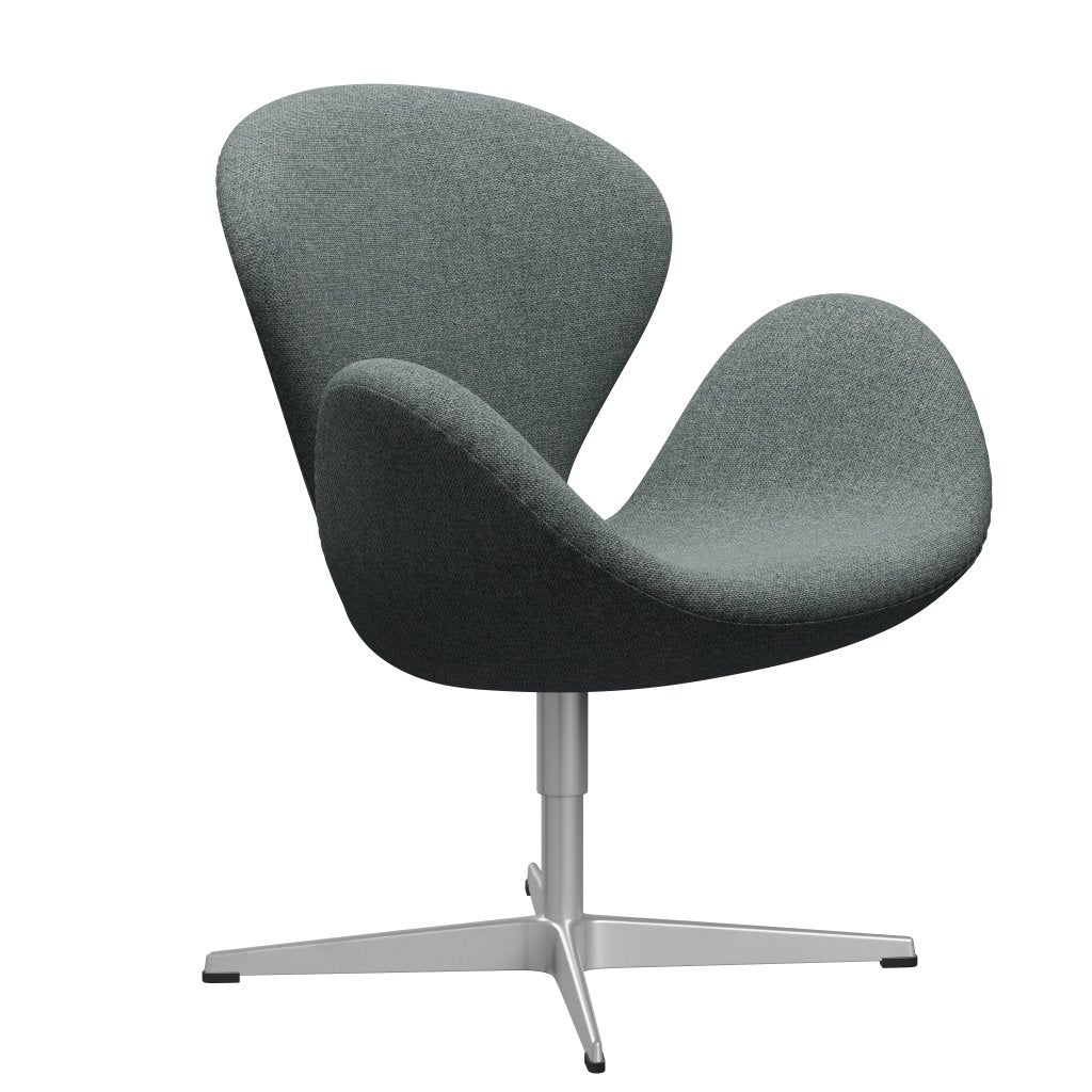 [product_category]-Fritz Hansen Swan Lounge Chair, Silver Grey/Hallingdal Grey-Fritz Hansen-3320-HAL130-SGBASE-FRI-2