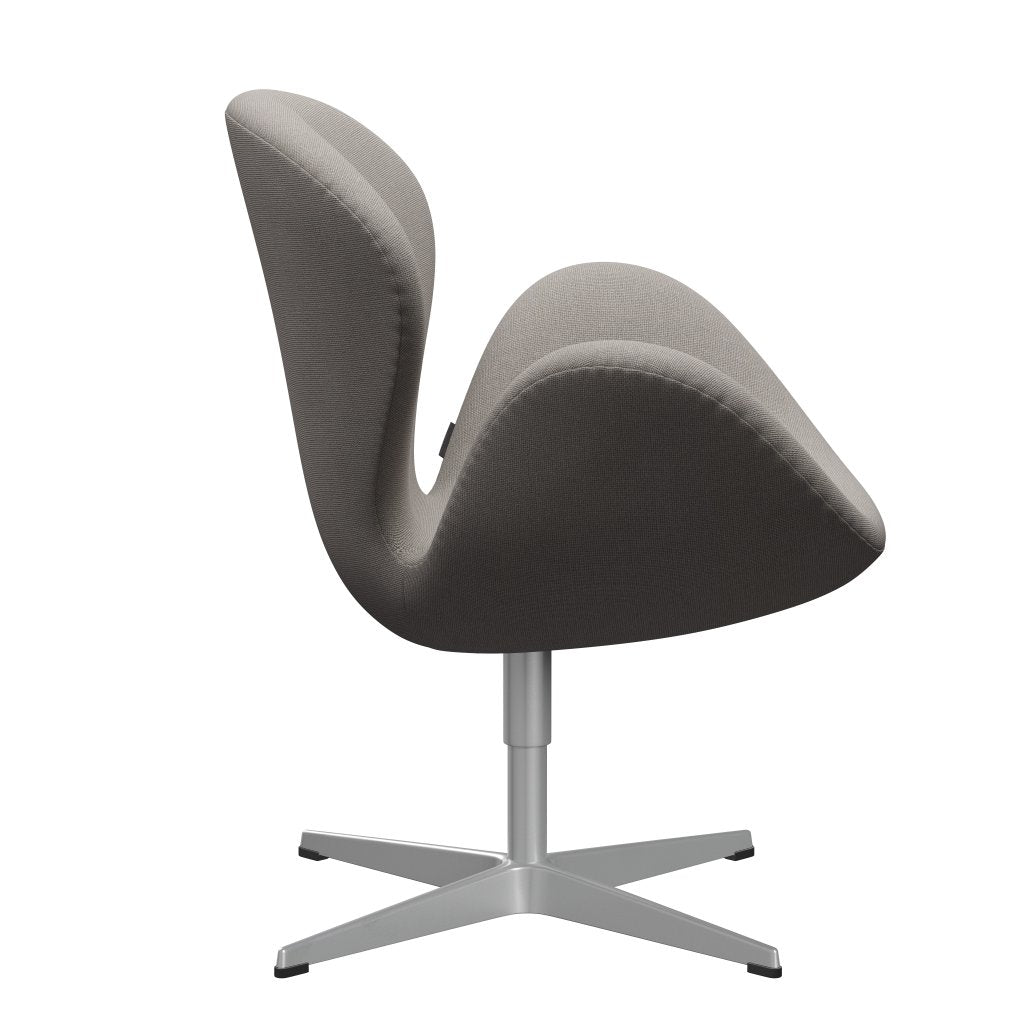 [product_category]-Fritz Hansen Swan Lounge Chair, Silver Grey/Hallingdal Light Grey (113)-Fritz Hansen-3320-HAL113-SGBASE-FRI-3