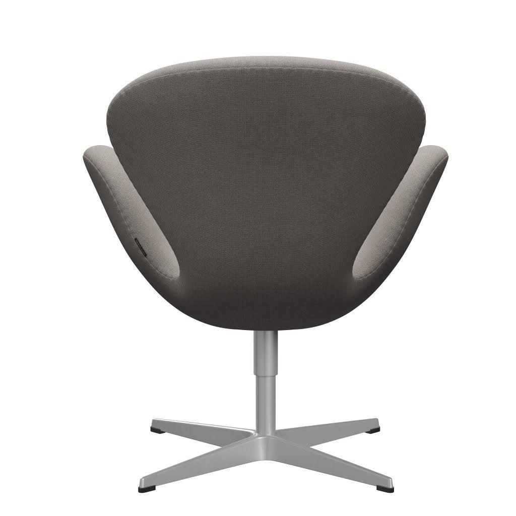 [product_category]-Fritz Hansen Swan Lounge Chair, Silver Grey/Hallingdal Light Grey (113)-Fritz Hansen-3320-HAL113-SGBASE-FRI-4