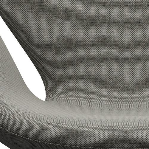 [product_category]-Fritz Hansen Swan Lounge Chair, Silver Grey/Re Wool Grey White/Uni-Fritz Hansen-3320-REW128-SGBASE-FRI-6