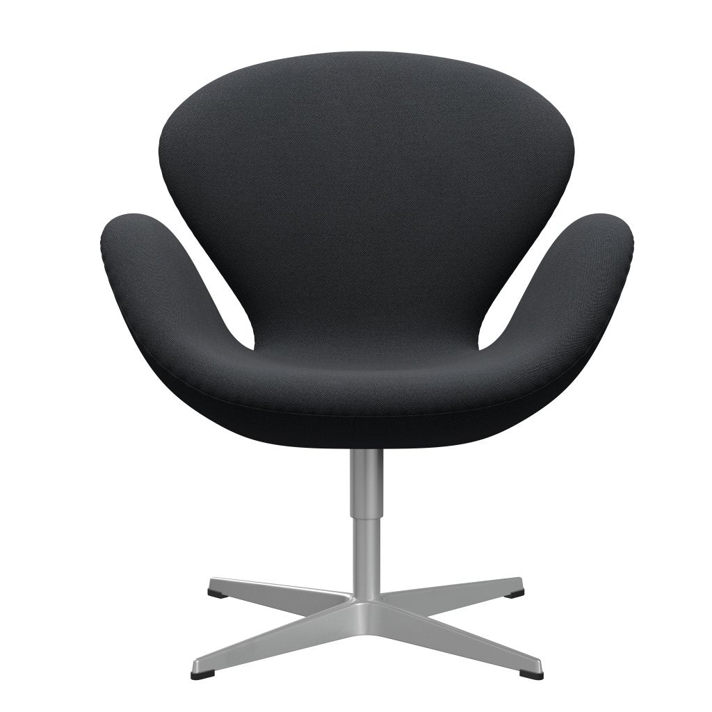 [product_category]-Fritz Hansen Swan Lounge Chair, Silver Grey/Rime Dark Brown/Grey-Fritz Hansen-3320-RIM791-SGBASE-FRI-1