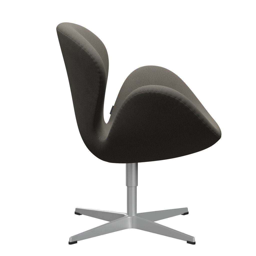 [product_category]-Fritz Hansen Swan Lounge Chair, Silver Grey/Rime Dark Grey/Beige-Fritz Hansen-3320-RIM641-SGBASE-FRI-3