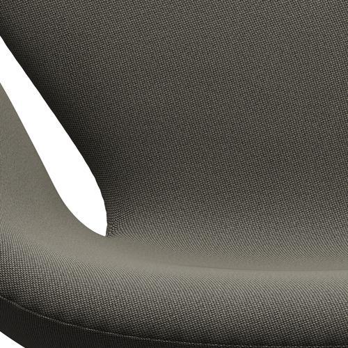 [product_category]-Fritz Hansen Swan Lounge Chair, Silver Grey/Rime Dark Grey/Beige-Fritz Hansen-3320-RIM641-SGBASE-FRI-6
