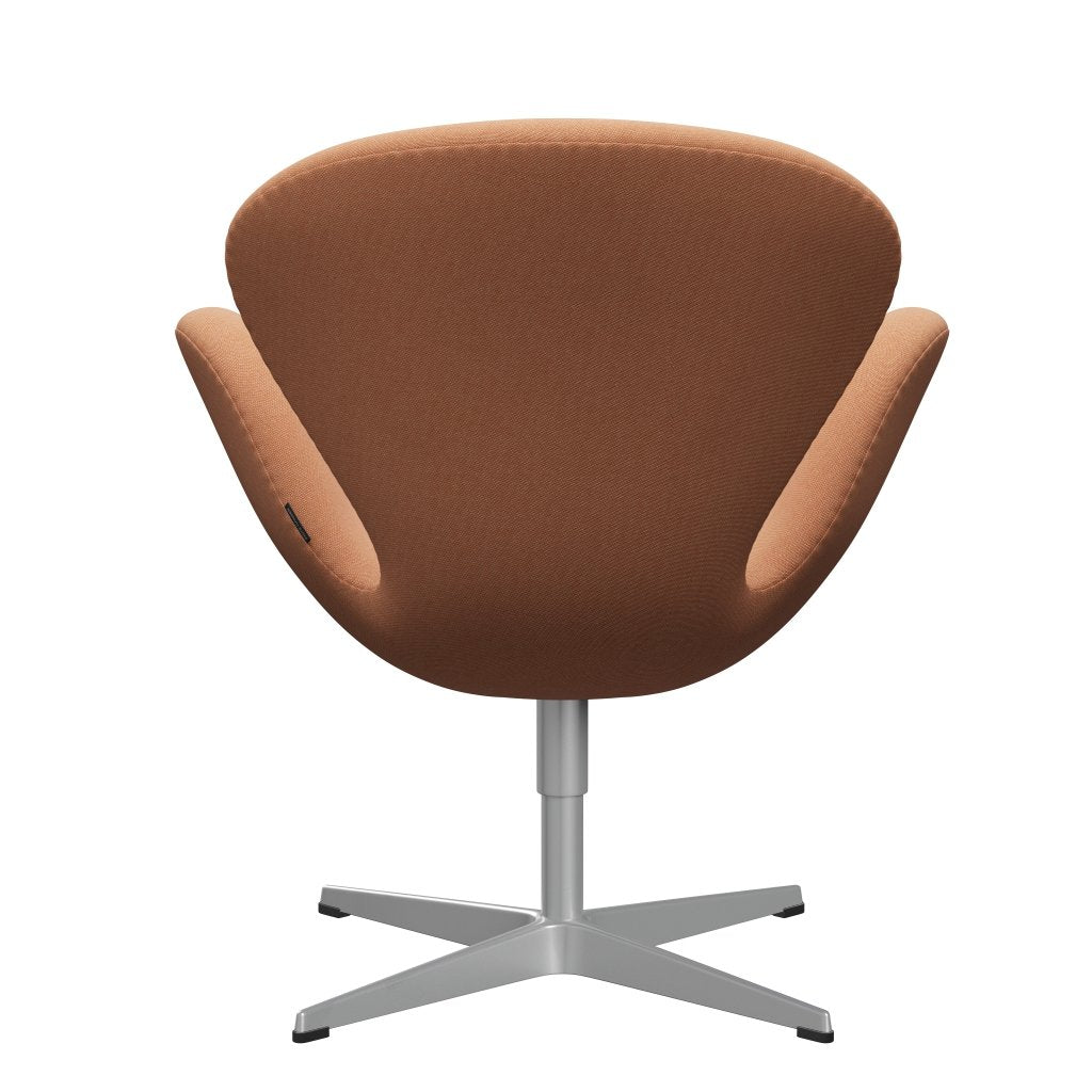 [product_category]-Fritz Hansen Swan Lounge Chair, Silver Grey/Rime Delicate Orange/White-Fritz Hansen-3320-RIM521-SGBASE-FRI-4