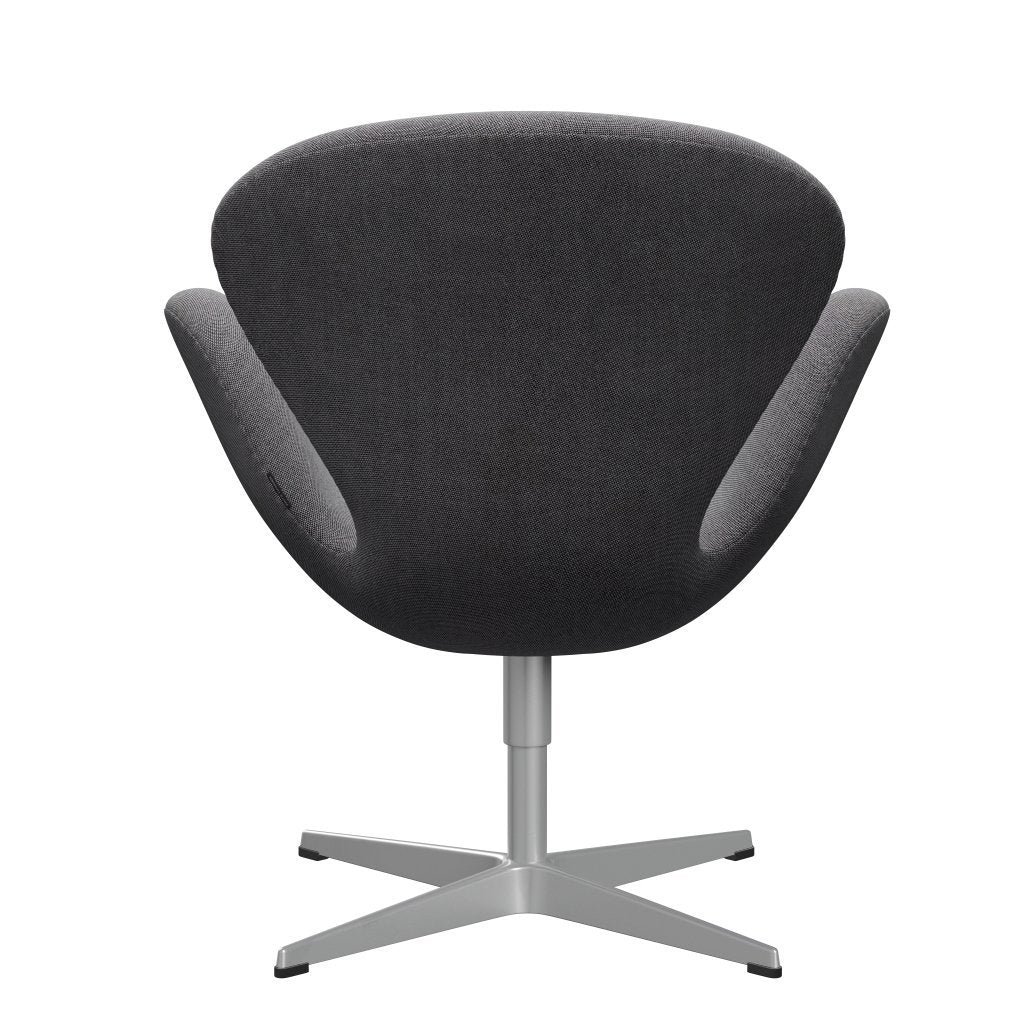 [product_category]-Fritz Hansen Swan Lounge Chair, Silver Grey/Rime Salt & Pepper-Fritz Hansen-3320-RIM151-SGBASE-FRI-4