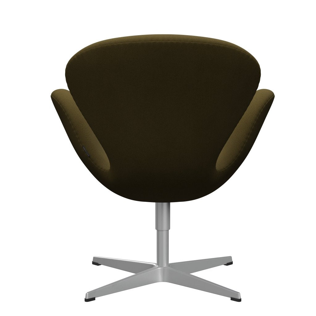 [product_category]-Fritz Hansen Swan Lounge Chair, Silver Grey/Steelcut Army Green-Fritz Hansen-3320-STI985-SGBASE-FRI-4