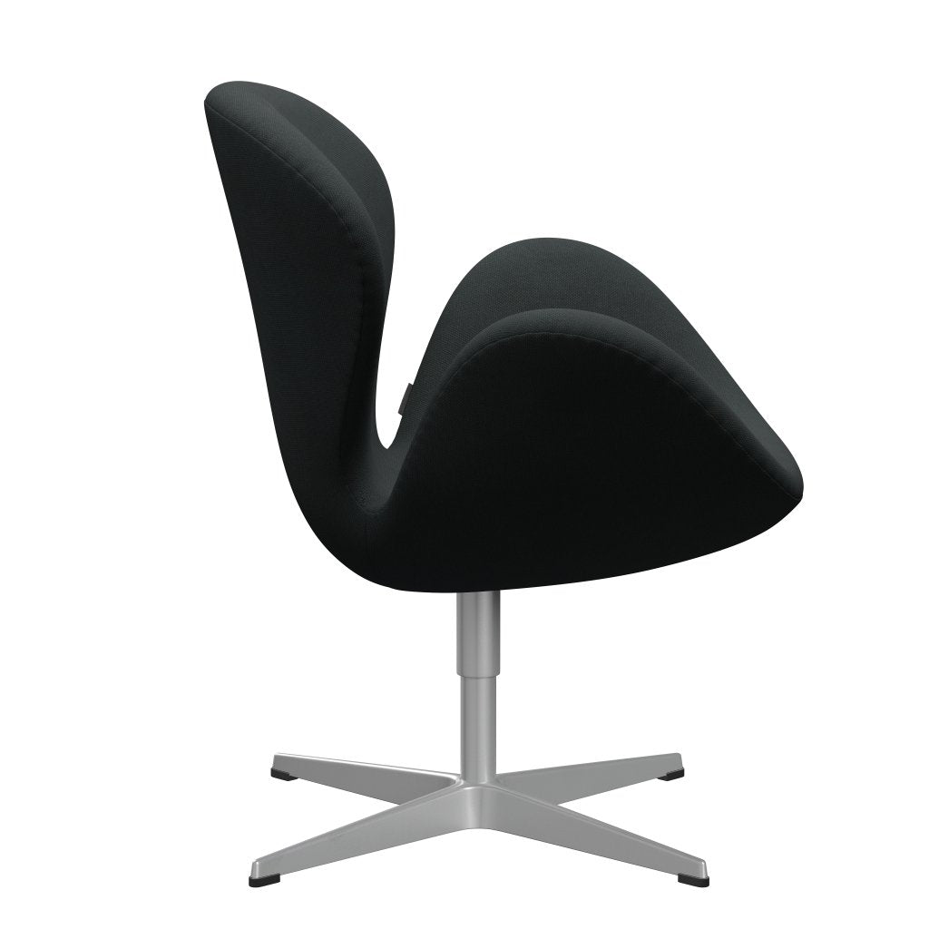 [product_category]-Fritz Hansen Swan Lounge Chair, Silver Grey/Steelcut Coal-Fritz Hansen-3320-STI180-SGBASE-FRI-3