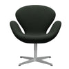  Swan™ Lounge Chair Silver Grey/Steelcut Dark Army Green