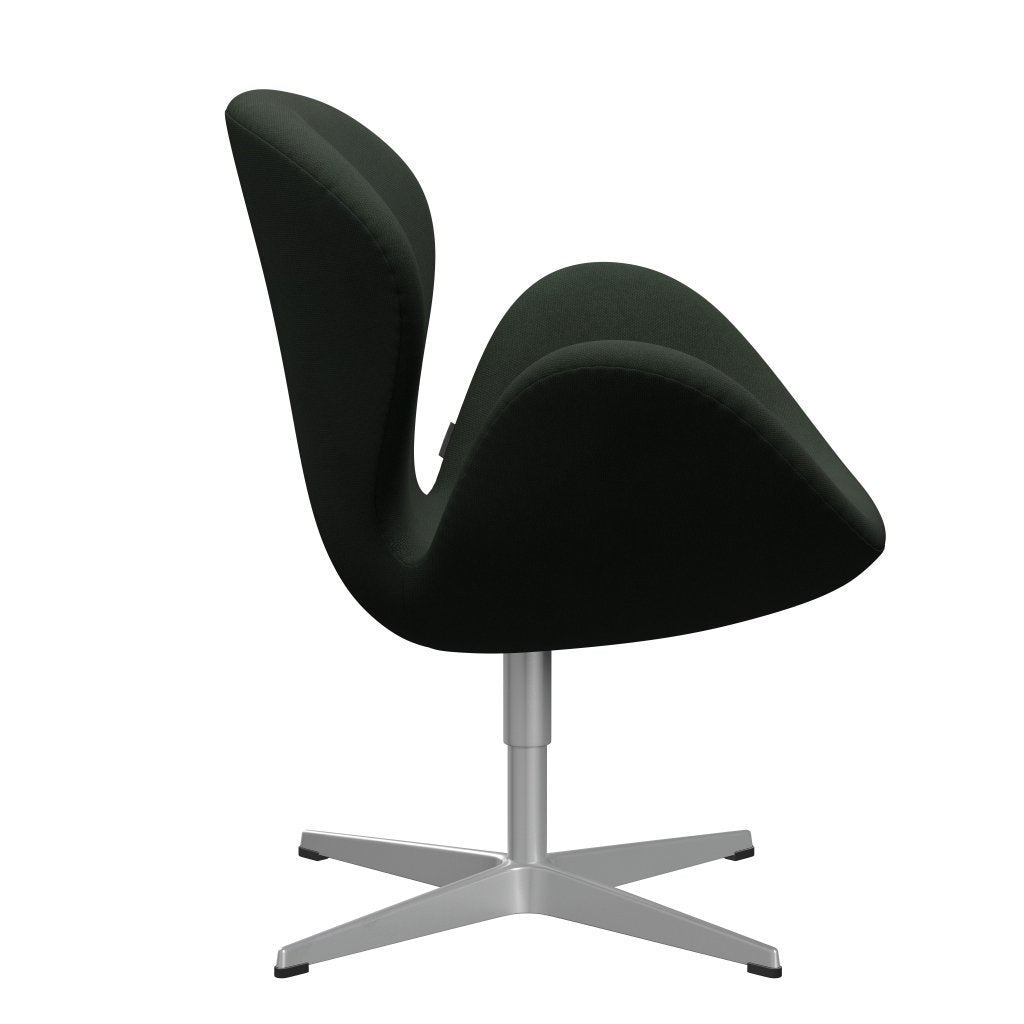 [product_category]-Fritz Hansen Swan Lounge Chair, Silver Grey/Steelcut Dark Army Green-Fritz Hansen-3320-STI975-SGBASE-FRI-3