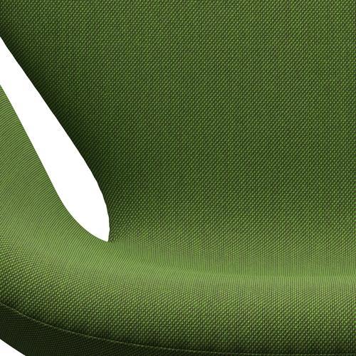 [product_category]-Fritz Hansen Swan Lounge Chair, Silver Grey/Steelcut Trio Grass Green-Fritz Hansen-3320-STR953-SGBASE-FRI-6