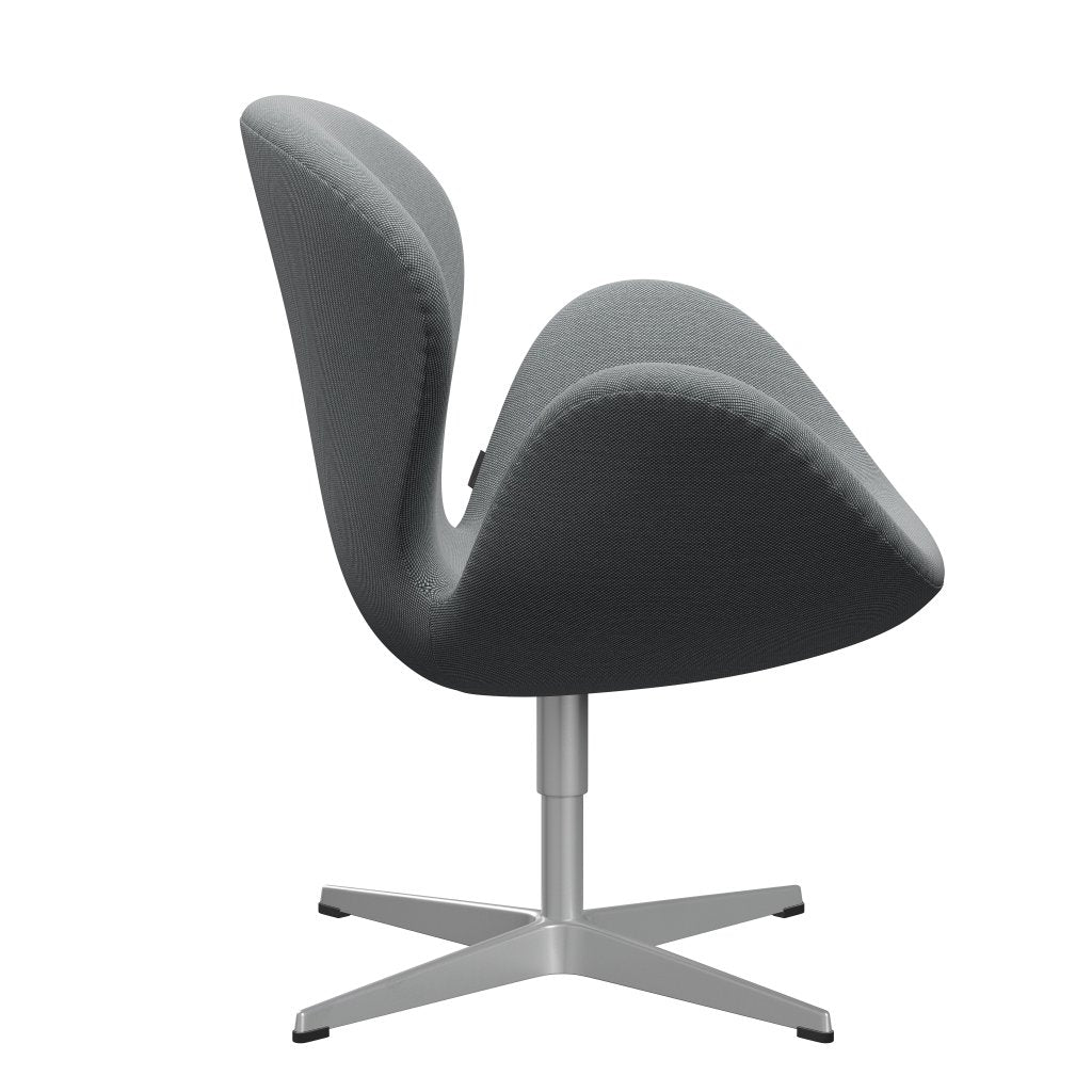 [product_category]-Fritz Hansen Swan Lounge Chair, Silver Grey/Steelcut Trio Grey-Fritz Hansen-3320-STR133-SGBASE-FRI-3