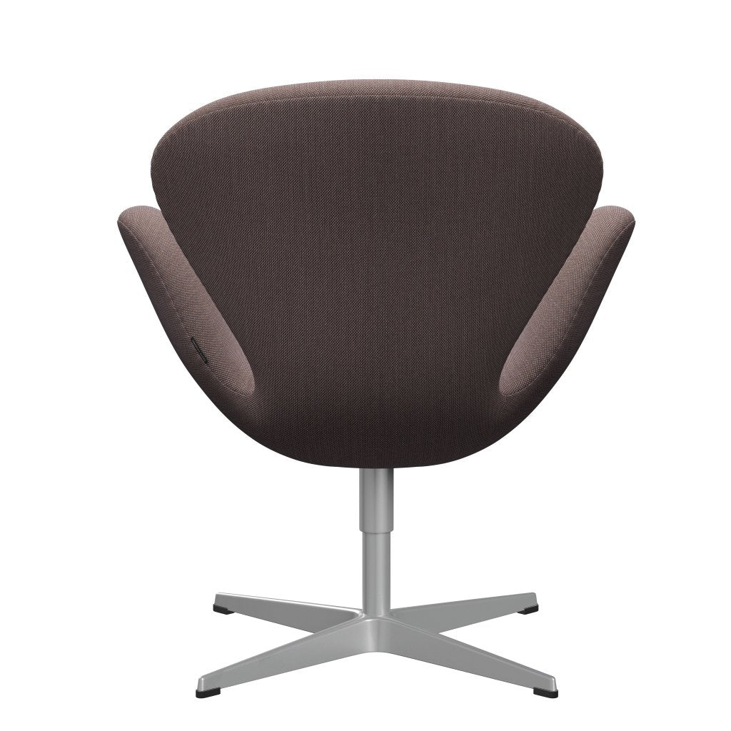 [product_category]-Fritz Hansen Swan Lounge Chair, Silver Grey/Steelcut Trio Orange/Light Grey/Black-Fritz Hansen-3320-STR416-SGBASE-FRI-4