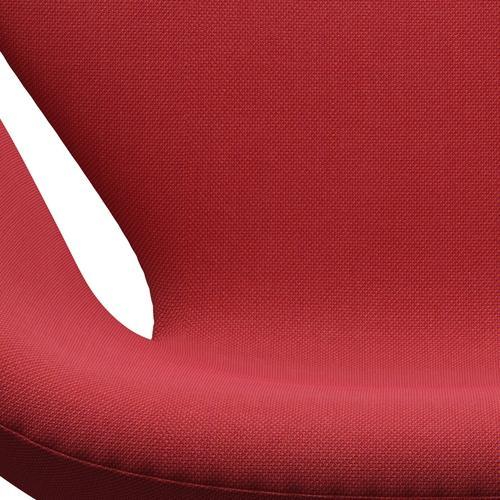 [product_category]-Fritz Hansen Swan Lounge Chair, Silver Grey/Steelcut Trio Red-Fritz Hansen-3320-STR553-SGBASE-FRI-6