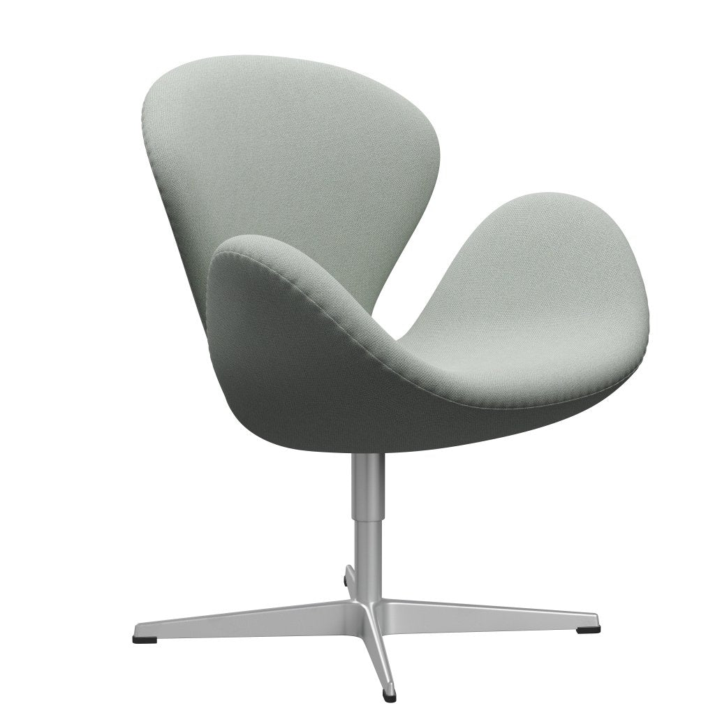 [product_category]-Fritz Hansen Swan Lounge Chair, Silver Grey/Sunniva Mint Green-Fritz Hansen-3320-SV132-SGBASE-FRI-2