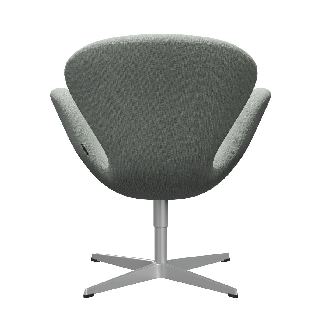 [product_category]-Fritz Hansen Swan Lounge Chair, Silver Grey/Sunniva Mint Green-Fritz Hansen-3320-SV132-SGBASE-FRI-4