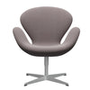  Swan™ Lounge Chair Silver Grey/Sunniva White/Violet