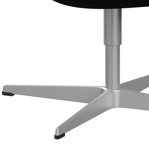 [product_category]-Fritz Hansen Swan Lounge Chair, Silver Grey/Tonus Black-Fritz Hansen-3320-TON128-SGBASE-FRI-7