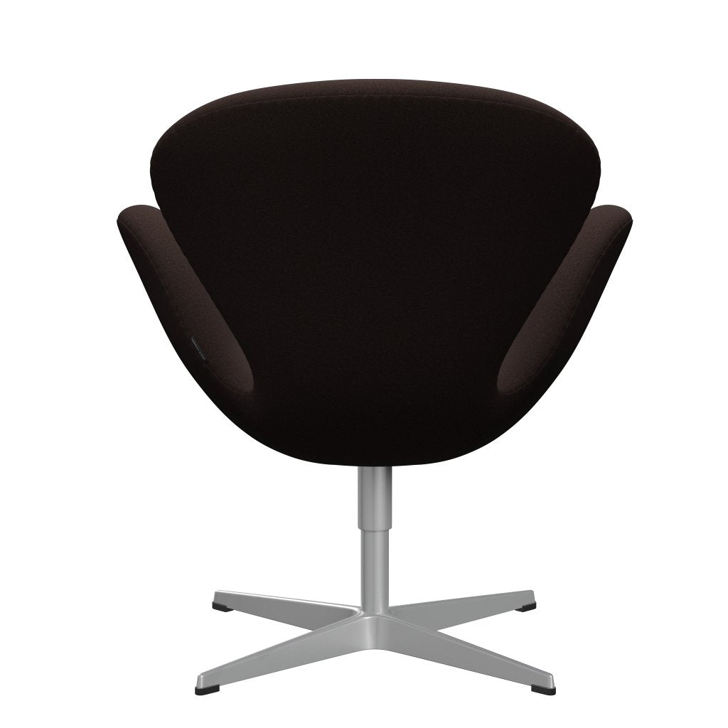 [product_category]-Fritz Hansen Swan Lounge Chair, Silver Grey/Tonus Dark Brown-Fritz Hansen-3320-TON394-SGBASE-FRI-4