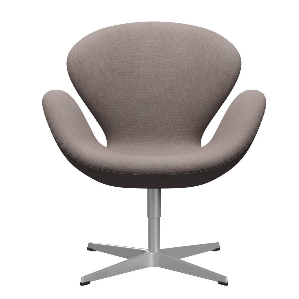 [product_category]-Fritz Hansen Swan Lounge Chair, Silver Grey/Tonus Dusty Sand-Fritz Hansen-3320-TON240-SGBASE-FRI-1
