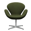  Swan™ Lounge Chair Silver Grey/Tonus Military Green