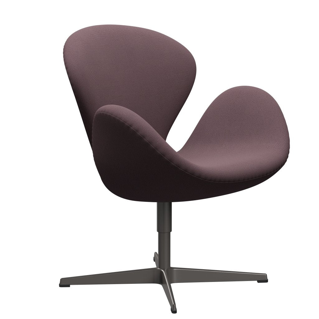 [product_category]-Fritz Hansen Swan Lounge Chair, Warm Graphite/Capture Aubergine-Fritz Hansen-3320-CP6302-WGBASE-FRI-2