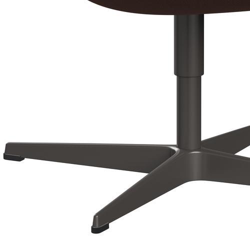 [product_category]-Fritz Hansen Swan Lounge Chair, Warm Graphite/Capture Brick/Red-Fritz Hansen-3320-CP7201-WGBASE-FRI-7