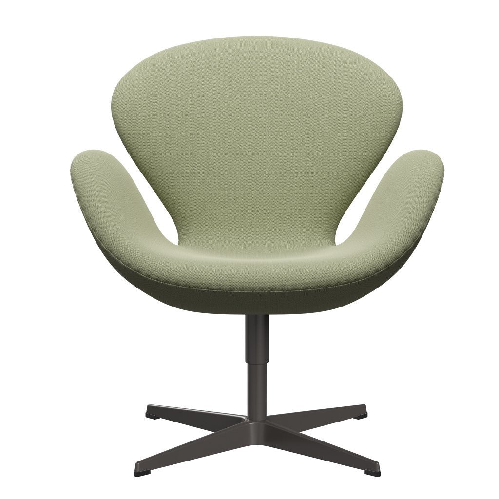 [product_category]-Fritz Hansen Swan Lounge Chair, Warm Graphite/Capture Delicate Green-Fritz Hansen-3320-CP5101-WGBASE-FRI-1