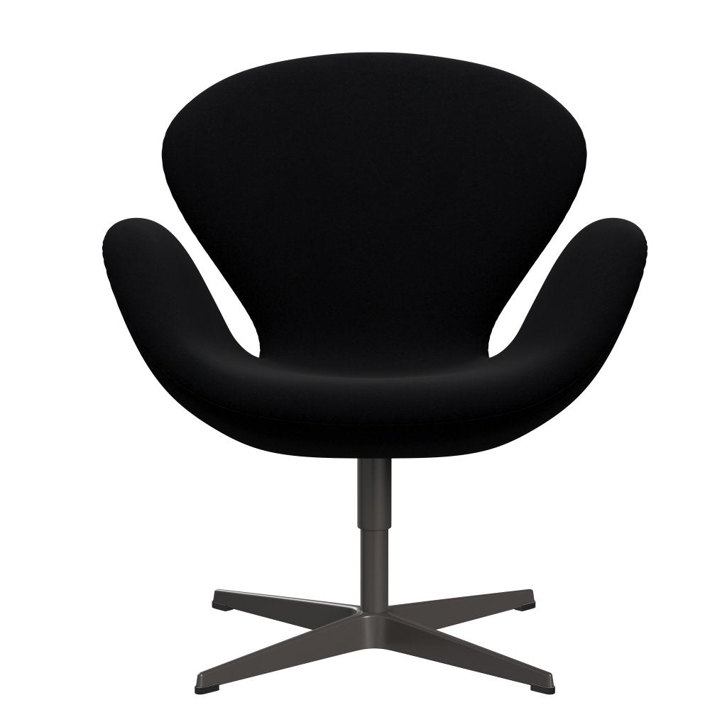 [product_category]-Fritz Hansen Swan Lounge Chair, Warm Graphite/Comfort Black (00050)-Fritz Hansen-3320-C00050-WGBASE-FRI-1