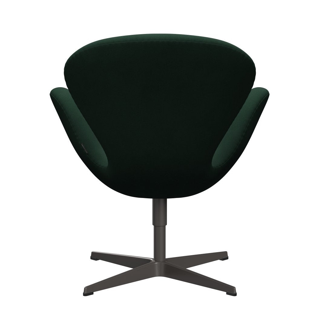 [product_category]-Fritz Hansen Swan Lounge Chair, Warm Graphite/Comfort Dark Green-Fritz Hansen-3320-C00018-WGBASE-FRI-4
