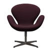  Swan™ Lounge Chair Warm Graphite/Comfort Light Bordeaux